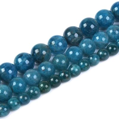 Natural Apatite 10mm Gemstone Round Loose Beads Strand for DIY Bracelet Necklace Jewelry Making Bead