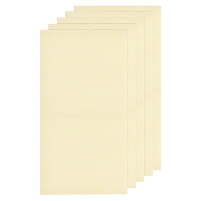 MECCANIXITY 5pcs Basswood Sheet 12 x 8 x 1/16 Inch Unfinished Wood Boards Plywood for Crafts Laser Cutting with Smooth Surfaces