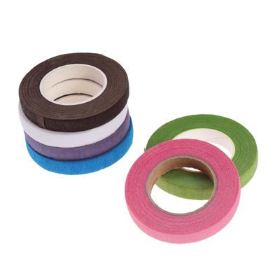 Tofficu 6rolls Floral Tape Flower Stem Wrapping for DIY Bouquets Gift Decoration Scrapbooking and Creative Crafts
