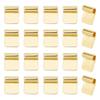 arricraft 20 Pcs Glue on Bails, Silver Glue-On Flat Pad Bails with Loop Wide Pad Metal Spoon Bails Pendants Charms Connector Hanger for DIY Pendant Necklace Jewelry Making, 1815.5mm view 1