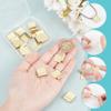 arricraft 20 Pcs Glue on Bails, Silver Glue-On Flat Pad Bails with Loop Wide Pad Metal Spoon Bails Pendants Charms Connector Hanger for DIY Pendant Necklace Jewelry Making, 1815.5mm view 3