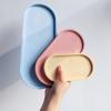 Wehous 3PCS Oval Tray Silicone Molds, Different Size Tray Resin Concrete Mold Large Rolling Tray Molds Storage Molds for Epoxy Resin Casting Container Candle Jewelry Holder Plates Mold Craft Decor view 2