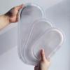 Wehous 3PCS Oval Tray Silicone Molds, Different Size Tray Resin Concrete Mold Large Rolling Tray Molds Storage Molds for Epoxy Resin Casting Container Candle Jewelry Holder Plates Mold Craft Decor view 3