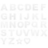 uxcell 4 Inch Large Letter Stencils Alphabet Stencils, Star Stencil and Heart Stencil for Fabric Wall Arts Paper Home Decoration view 1
