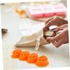 Tofficu DIY Soap Molding Silicone Mold 4 Cavity Massage Brush 3D Silicone Molding for Fondant Sugar Craft Random Color view 2