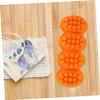 Tofficu DIY Soap Molding Silicone Mold 4 Cavity Massage Brush 3D Silicone Molding for Fondant Sugar Craft Random Color view 4