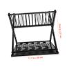 VINTORKY Drying Bowl Rack Dish Draining Rack Space-Saving Bowl Holder Easy Access Dish Organizer view 2