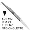 GRS GRS 022-601 NTG Onglette Graver HSS EUR N-1, USA 1, 1.78mm, Grey view 2