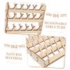 IWOWHERO Wooden Thread Holder Organizer for Sewing and Embroidery Multi-tier Spool Storage Rack Spool Organizer for Thread and Braid Accessories Diy Craft Supplies view 4