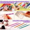 15 Pieces Thang Sewing Tools Multifunctional Sewing Stiletto Tools for Quilting, Elastic Threading, Fabric Feeding & Seam Pressing Sewing Accessories and Supplies for Craft Projects Tailoring DIY view 3