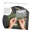 CHILDWEET 15pcs Stencil Bag Pencil Pouches Organizer Storage for Office Documents Lightweight Portable Safe Material view 4
