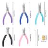 5 Pcs Jewelry Making Pliers Tools,Includes Needle,Round,Chain, Bent & Zipper Pliers for Repair, Wire Wrapping & Crafts DIY Craft Jewelry Making Supplies view 2