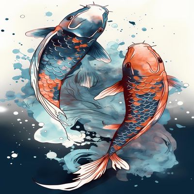 JOEAUEN Diamond Painting Kits The Colored Koi Diamond Art Kits for AdultsKoi Fish Painting Crafts Home Wall Decor DIY 5D Gem Art Perfect for Relaxation 8x12 inch, WZ-6D-0327-01-Koi-UQPK7G-26POIZ