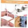 TEHAUX 10pcs Finger Crochet Knitting for Yarn Guiding Lightweight and Finger Holders for Comfortable Knitting view 3