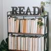 WOODOUNAI 6 Inch Rustic Black Wood Letters Unfinished Wood Letters for Wall Decorative Black Retro Standing Letters Sign Board Decoration for Craft Home Party Projects (&) view 4
