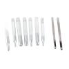 Pissente Leather Craft Punch Tool Kit 11Pcs, for Leather Steel Material, 2 Hole Punches(2.5Mm+3Mm), Riet Setting Tool for Craft Projects, Repair, Handcrafts view 3
