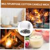Tofficu Candle Wicks for DIY Candle Making Cotton with Bases for Various Projects for Home Decor and Oil Lamps view 2