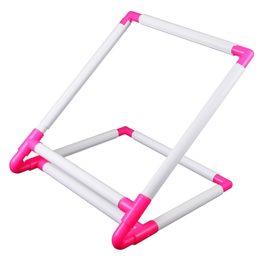 Tofficu Embroidery Cross Stitch Frame Clip Stretcher Plastic Hoop Tight Clip Multi-use for DIY Craft Wall Decor