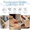 Woodpeckers Brown Craft Crab Paper Roll for Table Covering, 58.75 Inches Wide 1800 Inches Long, Charcuterie Paper Table Runner Cover, 100% Recycled Eco Friendly Kraft Butcher Paper for Restaurants view 3