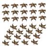TEHAUX 100pcs Star Rivets for Leathercraft Decorative for Shoes Bags Clothing Hollow Punk Style Accessories Antique Finish view 1