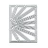 Ammsochy Cutting Dies Metal Stencils Scrapbooking Tools Flowers Lace Frame DIY Embossing Template for Paper Card Making Album Arts Crafts Supplies (Sun Frame-14x10cm) view 3