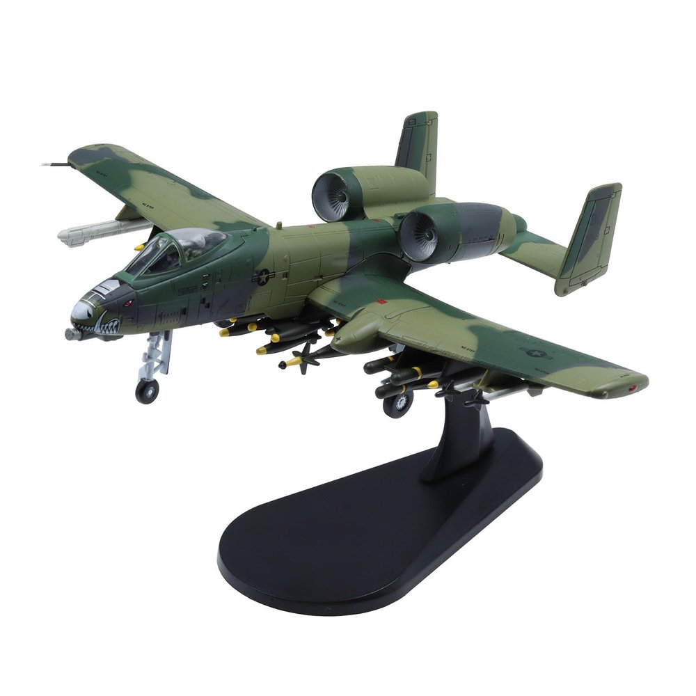 Udnorbay A-10 Thunderbolt II Warthog Fighter Plane Model 1:100 Military Model Plane Airplane Camouflage