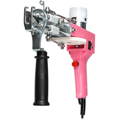 Rug Tufting Gun, Electric Carpet Weaving Gun Cut Pile 2 in 1, 360 Rotating Handle, Speed 5-40 Stitches/Second Adjustable, for Home DIY Tools, Rug Making, Beginners