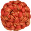 Merino Silk Luxe Tonal Designer Blend. Superfine Merino, Mulberry Silk, Tussah Silk. Top Roving for Spinning or Felting. Crimson Bliss 1oz view 1