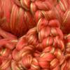 Merino Silk Luxe Tonal Designer Blend. Superfine Merino, Mulberry Silk, Tussah Silk. Top Roving for Spinning or Felting. Crimson Bliss 1oz view 4