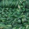 Merino Silk Luxe Tonal Designer Blend. Superfine Merino, Mulberry Silk, Tussah Silk. Top Roving for Spinning or Felting. Eden 1oz view 3