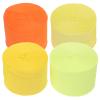 DIYEAH 4rolls Crepe Paper Streamers Thick Decorative Streamers for Parties Birthdays Weddings and Crafts Comfortable Touch Versatile Use Orange Yellow Fluorescent Yellow view 2
