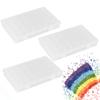 Restokki Large Separate Embroidery Box Dividers, 3Set 28Slots Painting Boxes Organizer Embroidery Accessories for DIY Art Craft Sewing view 2