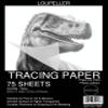 LOUPELLER 8.5 X 11 TRACING Paper for Drawing 75 Sheets of 32LB / 50G Wrinkle Free Highly Transparent Tracing Paper Pad Works with Pen, Pencil & Marker for Artists, Architects & Kids view 1