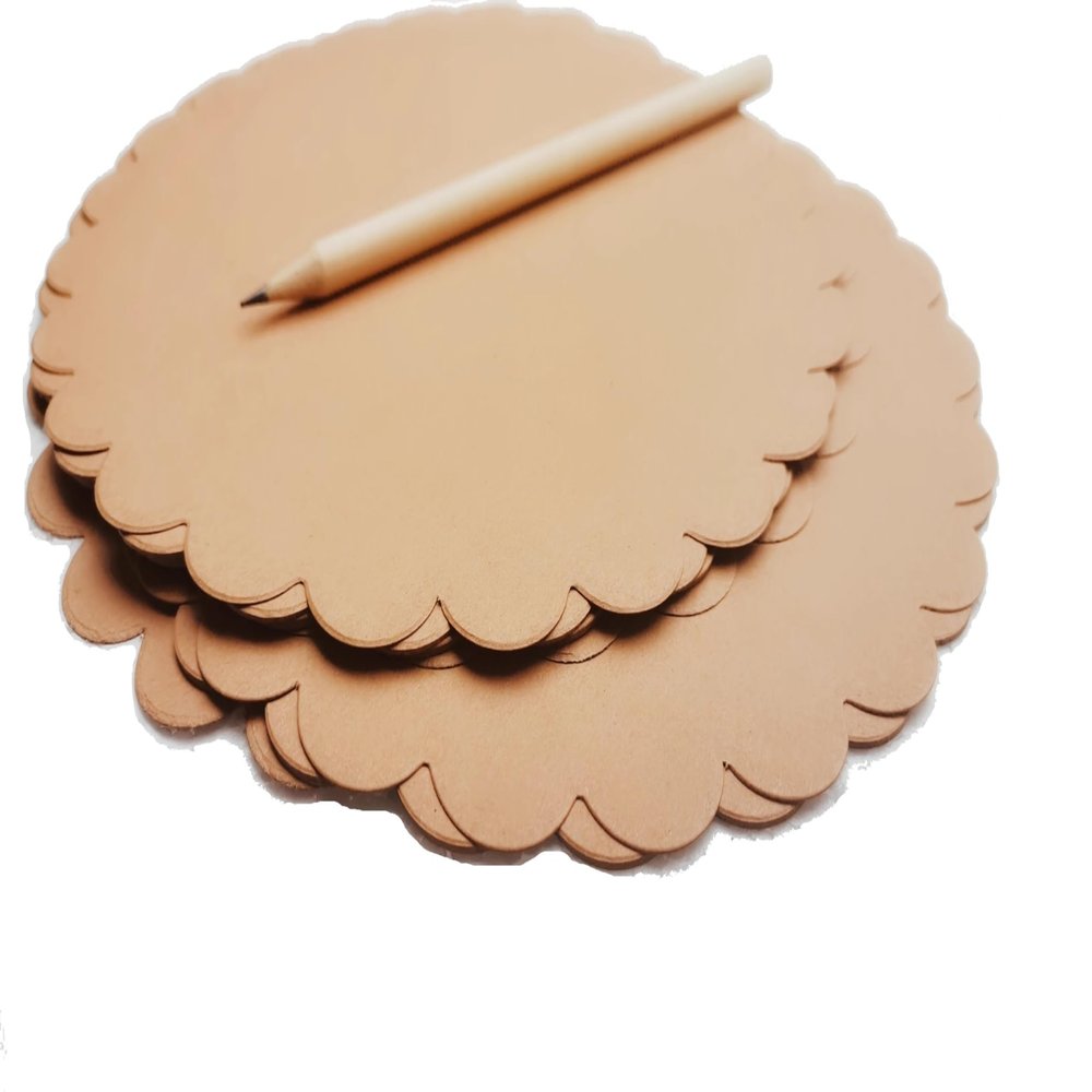 Brown Color Sunflower Shape Paper Activity Wall Decorative Painting Art Handcraft DIY (diameter:20cm(7.87inches))