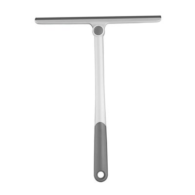 Beaupretty 1pc Home Glass Wiper Rotatable Window Cleaner Tool for Car and Bathroom Squeegee for Stubborn Stains Versatile Use for Mirrors Tiles and Windows Grey
