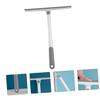 Beaupretty 1pc Home Glass Wiper Rotatable Window Cleaner Tool for Car and Bathroom Squeegee for Stubborn Stains Versatile Use for Mirrors Tiles and Windows Grey view 2