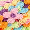 SHINEOFI Decorative Lace Trim for Crafts Water-Soluble Four-Leaf Yards Suitable for Clothing Curtains and Home Decor view 3