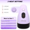 eSeedy Mini Heat Press Machine, 3 Heat Settings& Fast Heating, 15 Mins Auto-Off, Insulated Safety Base, Mini Iron for Crafting, T Shirts, Hats, Heating Transfer Projects (Purple) view 3