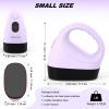 eSeedy Mini Heat Press Machine, 3 Heat Settings& Fast Heating, 15 Mins Auto-Off, Insulated Safety Base, Mini Iron for Crafting, T Shirts, Hats, Heating Transfer Projects (Purple) view 4