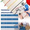 Tufting Gun with Cut Pile and Loop Pile 2in1, Rug Making Gun Art Carpet Weaving Flocking Knitting Automatic Electric Machine Tufting Gun for Handmade DIY Beginners view 2