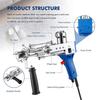 Tufting Gun with Cut Pile and Loop Pile 2in1, Rug Making Gun Art Carpet Weaving Flocking Knitting Automatic Electric Machine Tufting Gun for Handmade DIY Beginners view 3