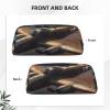 LZQPOEAS World War Aircraft Pencil Case Leather Pen Bag Travel Makeup Bag Zipper Organizer Bag for Women Men view 3