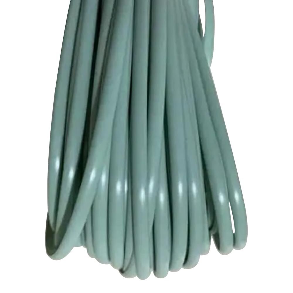homeemoh 5mm Flat Synthetic Rattan Weaving Material, 20 Meters Plastic Rattan Roll Wicker Repair Kit for DIY Home Furniture Basket (Mint Green)