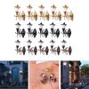 EHJRE 15x Model Railway Train Floor Lamp Street Wall Sconces Scale view 3