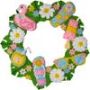 Bucilla Felt Applique Wreath Making Kit, Summer Fun, Perfect for Holiday DIY Arts and Crafts, 89706E view 1