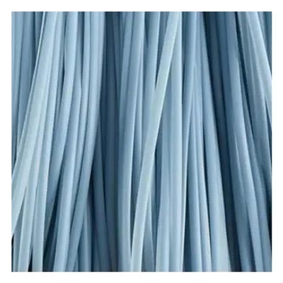 homeemoh 5mm Flat Synthetic Rattan Weaving Material, 10 Meters Plastic Rattan Roll Wicker Repair Kit for DIY Home Furniture Basket (Sky Blue)
