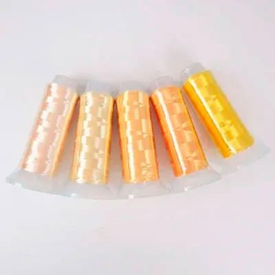 Gradient Single-Strand Highlight Entwined Flower Thread ice Silk Thread Entangled Flower Material DIY Jewelry Accessories (A6)