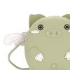 Deevoka DIY Shoulder Bag Making Materials Crossbody Bag Making Sewing Complete Set for Women Gift Animal Shape Cute Purse Making Kit, Green view 2
