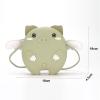 Deevoka DIY Shoulder Bag Making Materials Crossbody Bag Making Sewing Complete Set for Women Gift Animal Shape Cute Purse Making Kit, Green view 3