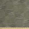 Ambesonne Abstract Faux Suede Fabric by The Yard, Minimal Lines as Cage Motif Pattern Waving Geometric Stripes Print, for Indoor Outdoor DIY Projects Upholstery, 2 Yards, Grey Multicolor view 1